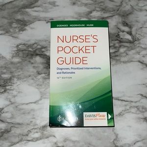 F.A. Davis Nurse’s Pocket Guide 15th Edition